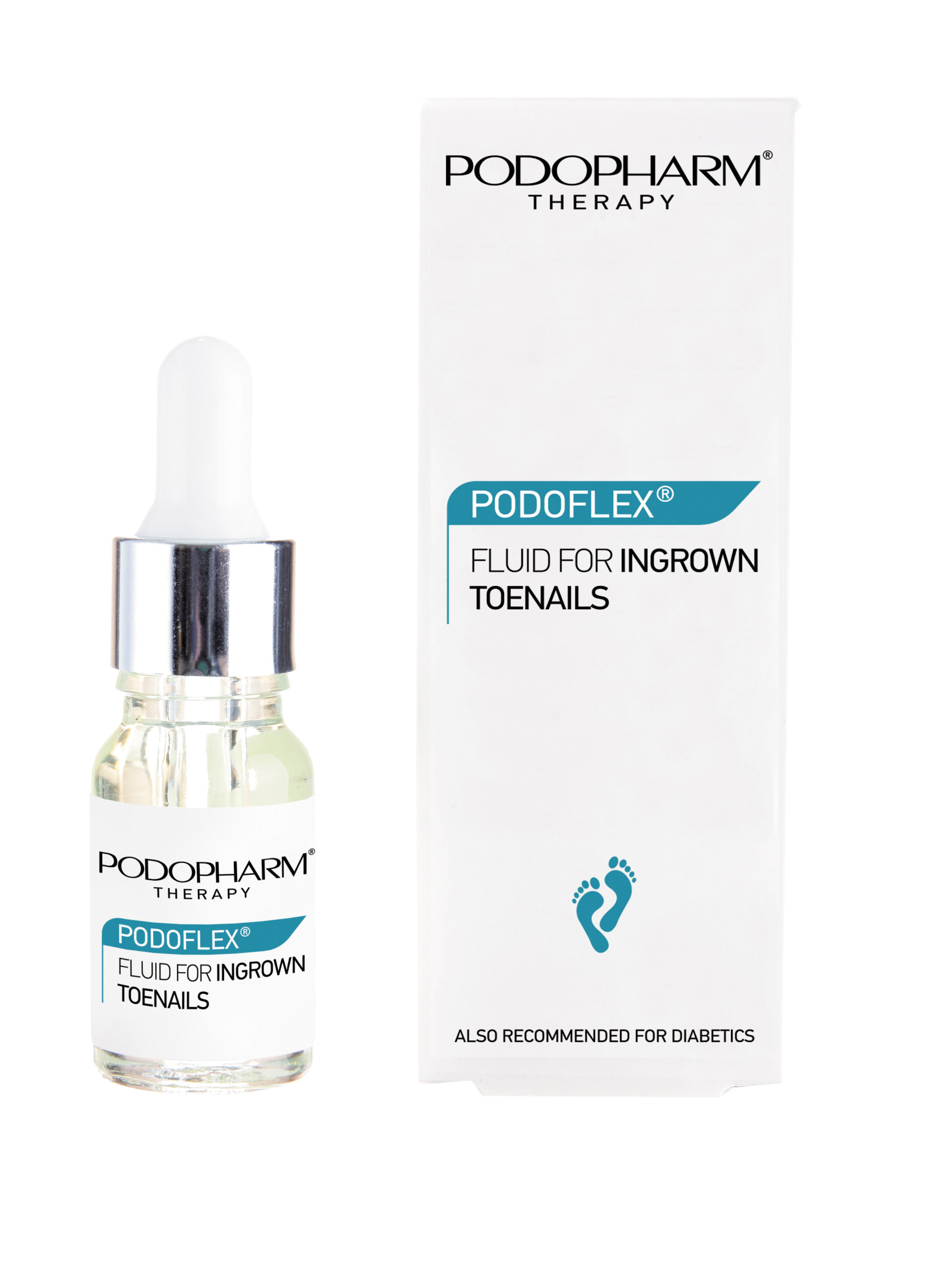 Podopharm, Podoflex vloeistof voor de behandeling van ingegroeide nagels, 10 ml, 10+1 gratis