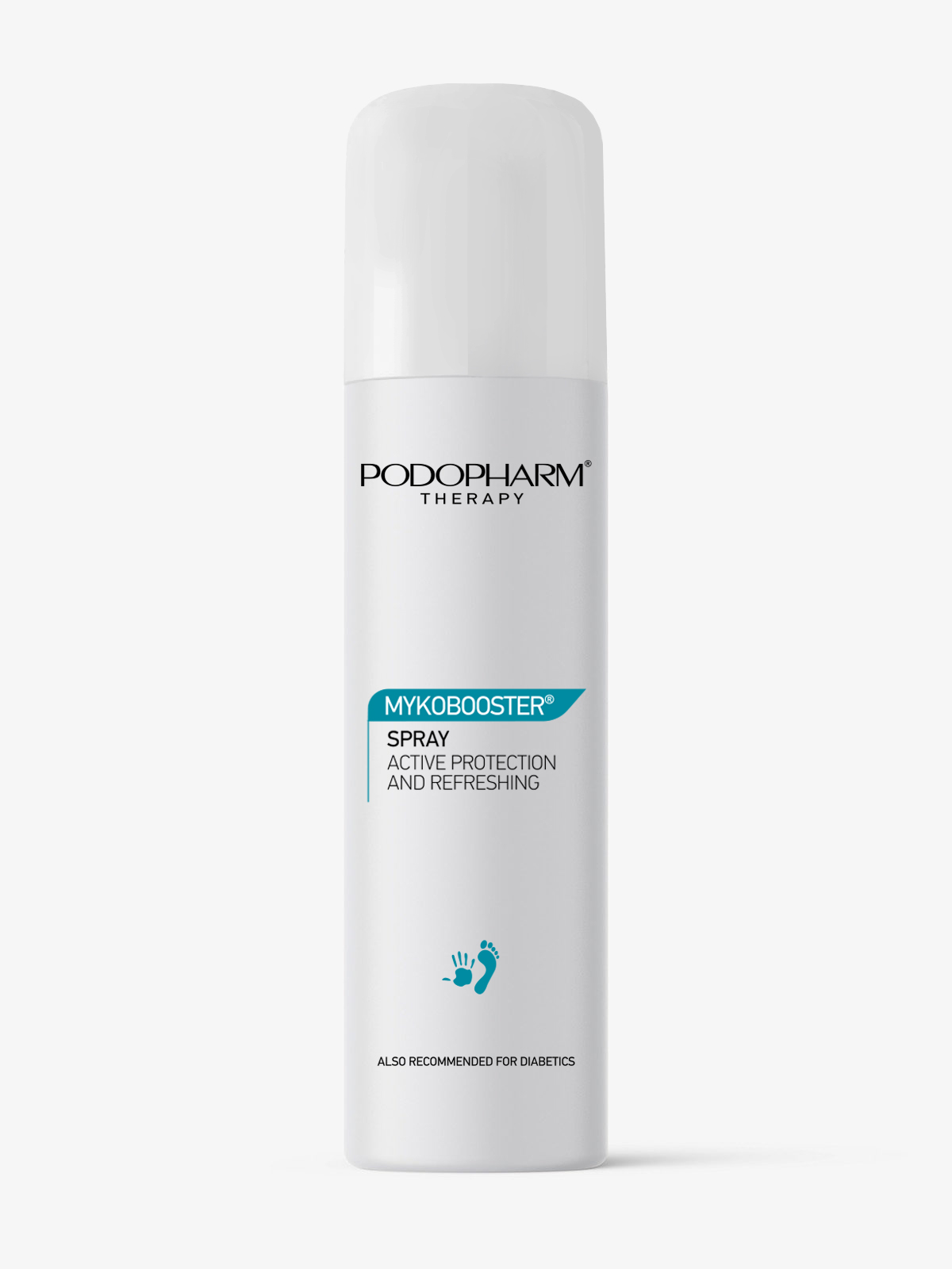 PODOPHARM Mykobooster spray 100 ml, behandeling van oa pitted keratolyse, tinea pedis, ... 10+1 gratis