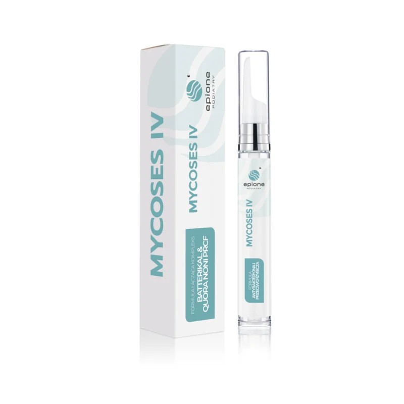 EPIONE Podiatry MYCOSES IV, 15 ml, extract voor de behandeling van schimmel- en bacteriële infecties van nagelplaat en -bed. 10 kopen = 1 gratis.